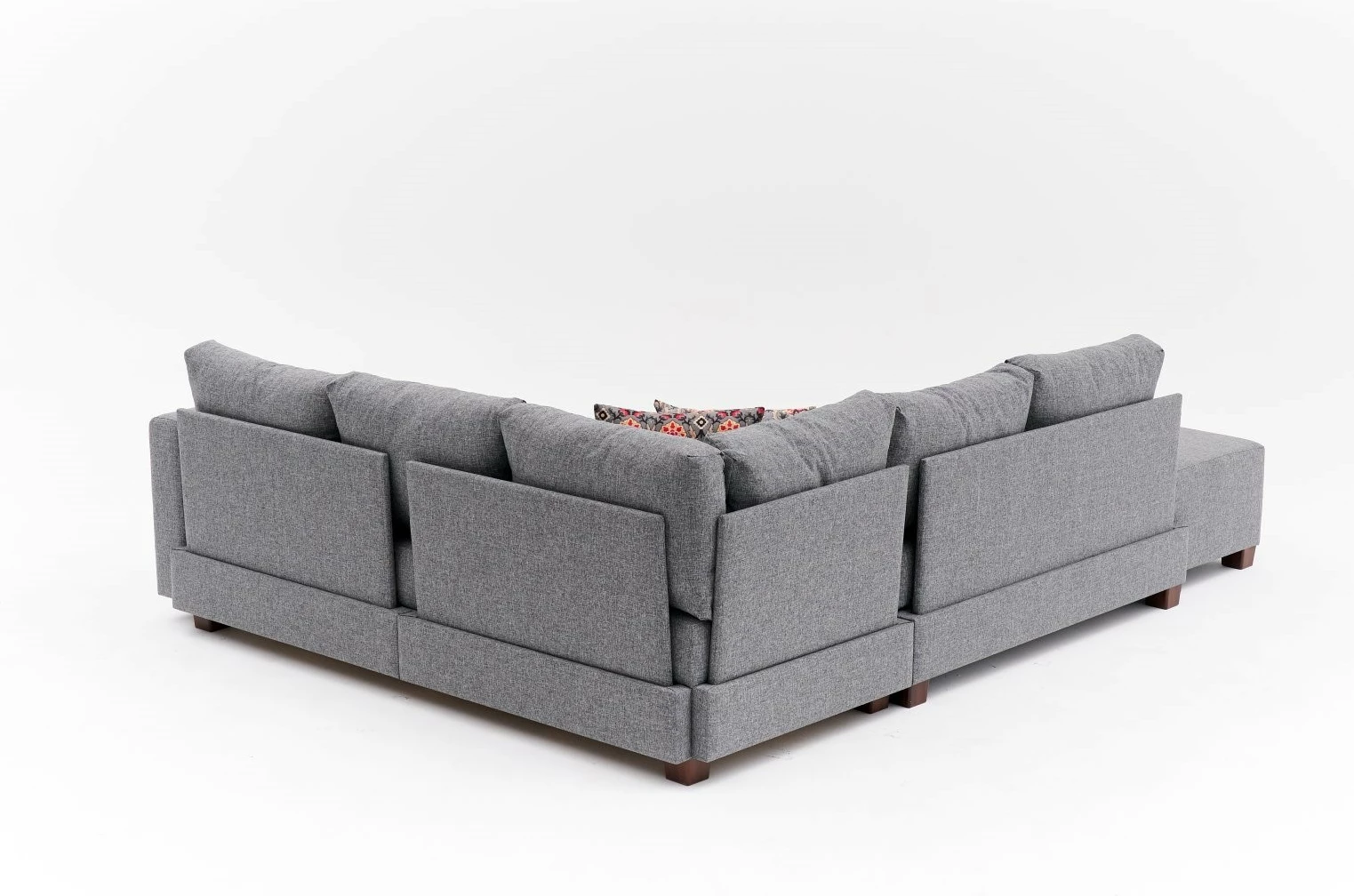 Kënd-sofë krevati Atelier del Sofa, kënd i djathtë, ngjyrë gri