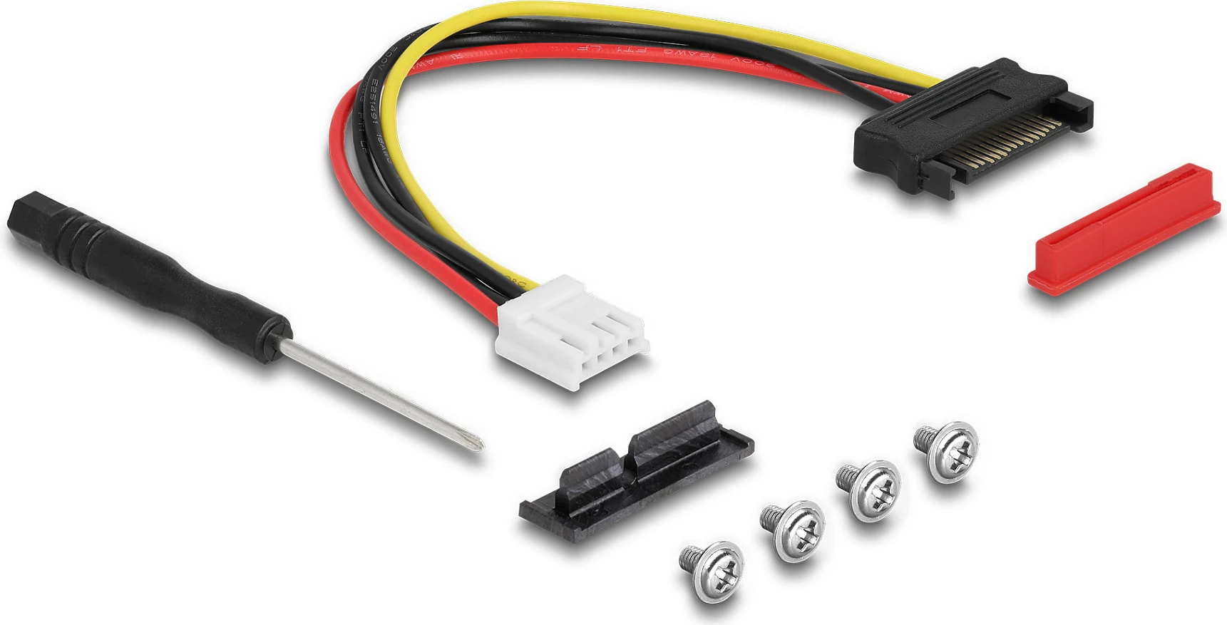 Adapter DeLOCK M.2 Key A+E në PCIe x1 NVMe, kabllo 20 cm, PCIe 4.0