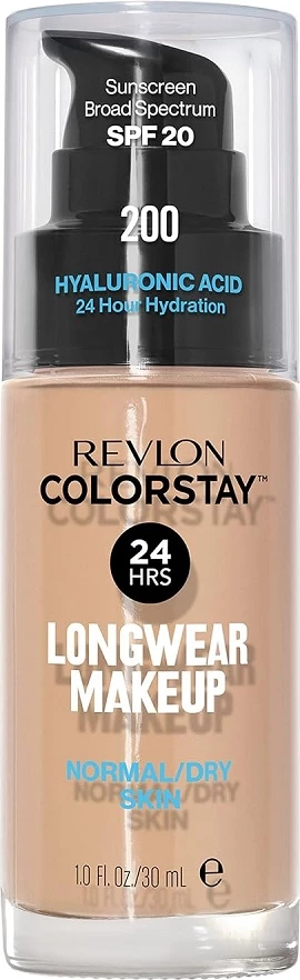 Fondatinë për femra Revlon ColorStay Makeup për lëkurë normale/të thatë SPF20 200 Nude 30ml