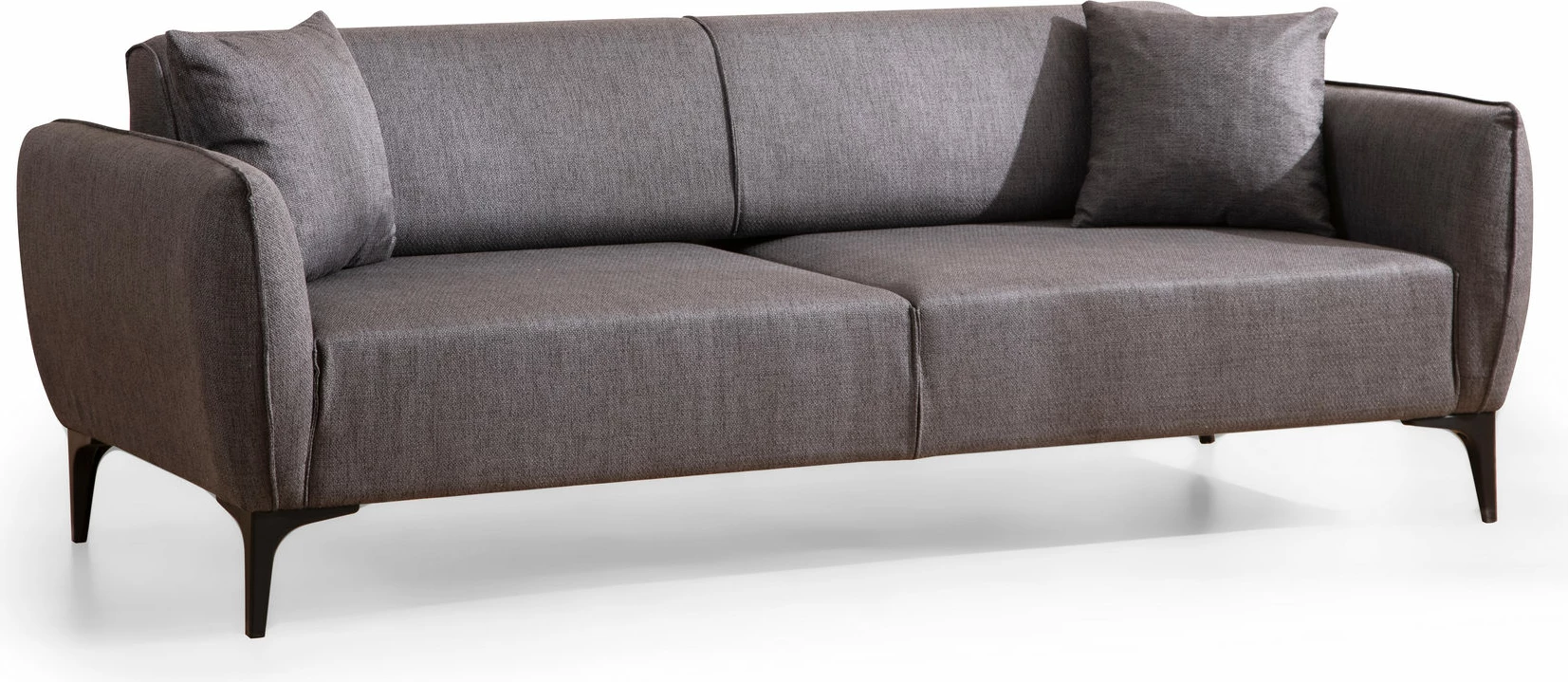 Divan treshe, ngjyrë gri e errët, Atelier del Sofa, Belissimo