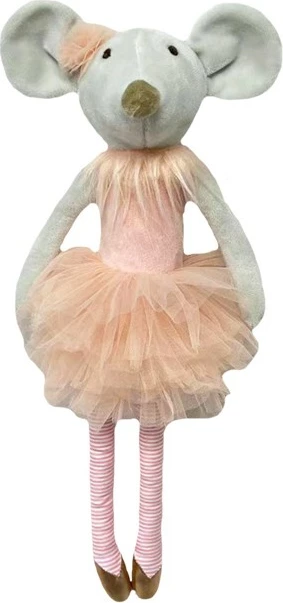 Lodër pelushi mi TULILO Myszka Pola 38 cm, shumëngjyrëshe