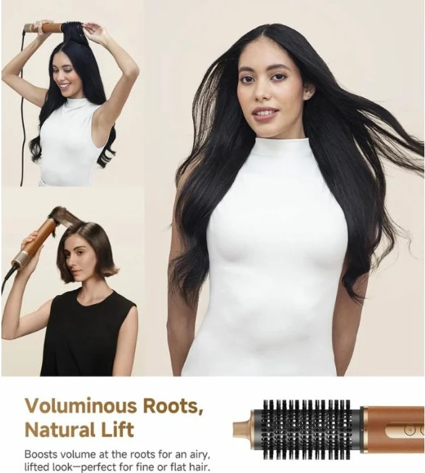 Tharëse flokësh dhe stilues DREAME AirStyle Pro AMF18A-BR, 7-në-1, 1300W, me 7 shtojca, kafe