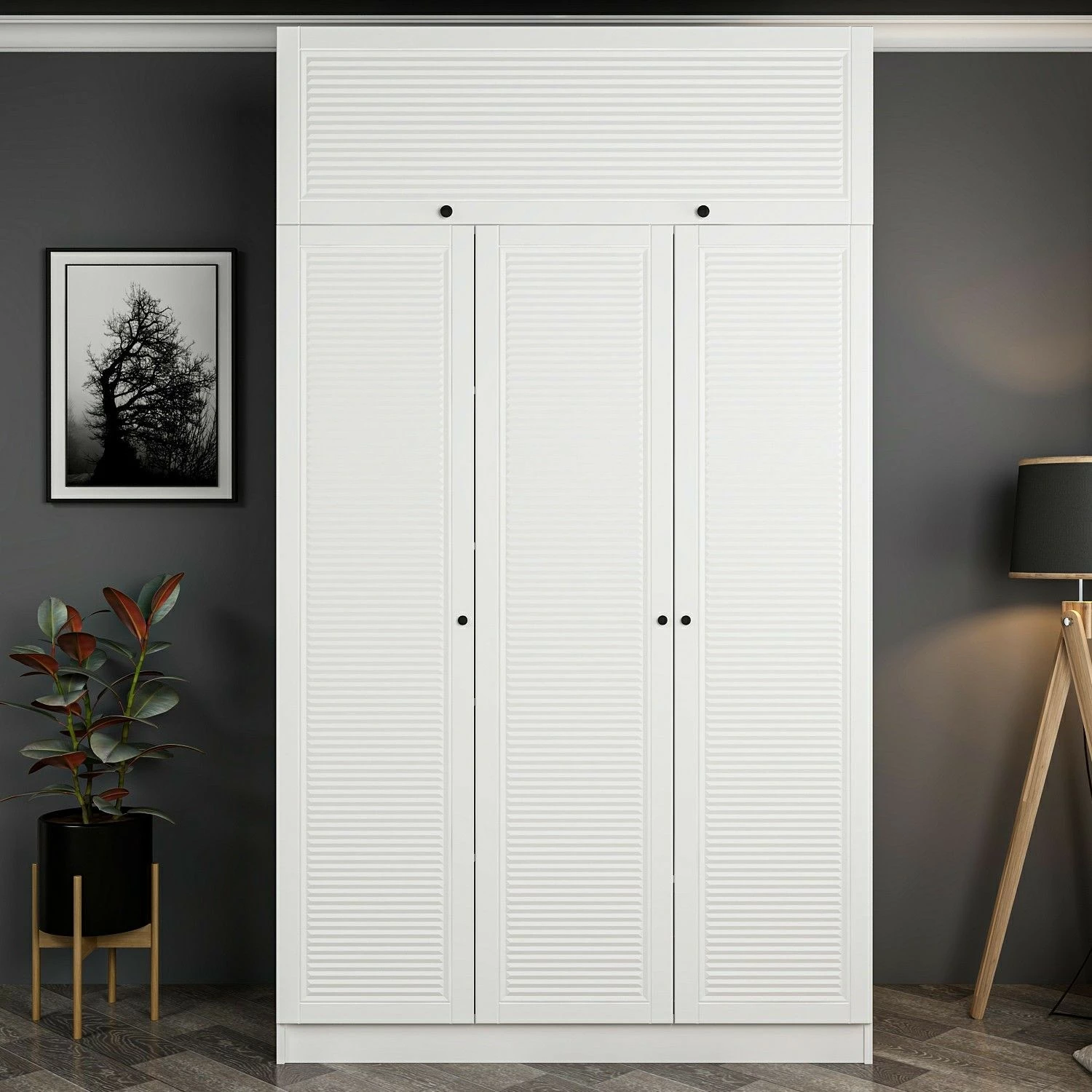 Dollap Skye Decor, i bardhë, Minar Kale - 8430