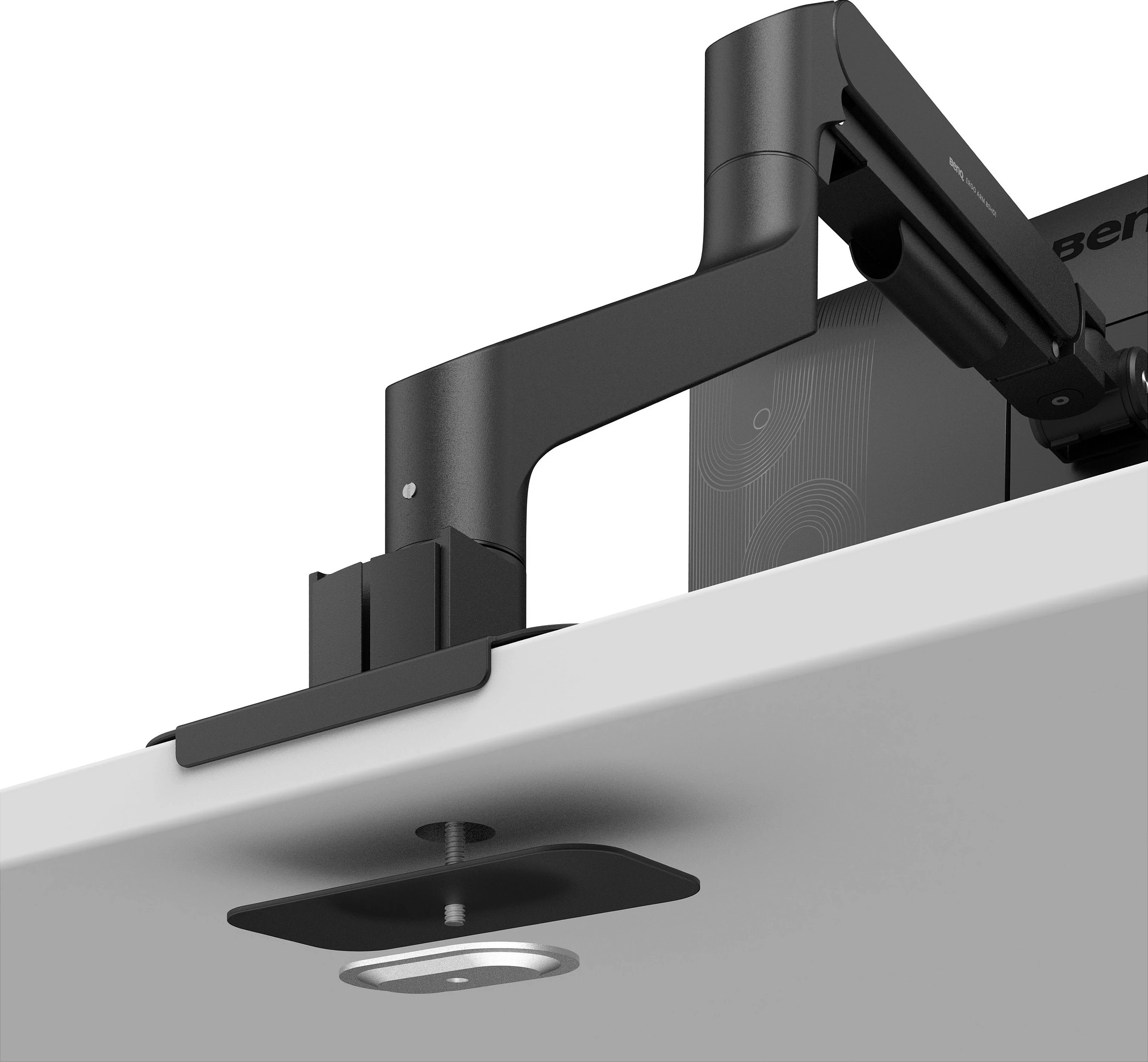 Mbajtëse monitori BenQ Ergo Arm BSH01, për tavolinë Clamp/Grommet, 17-45", VESA 75x75/100x100, 20 kg, e zezë