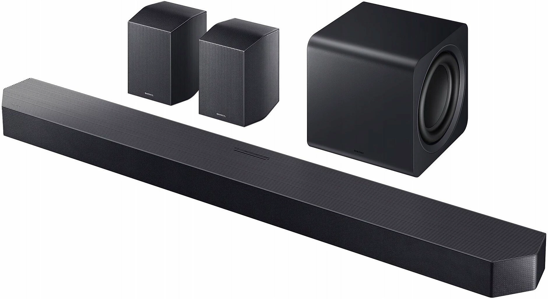 Soundbar Samsung HW-Q990F 11.1.4 656 W Dolby Atmos/DTS:X Wi‑Fi Bluetooth, zi, set me subwoofer + 2 altoparlantë prapa