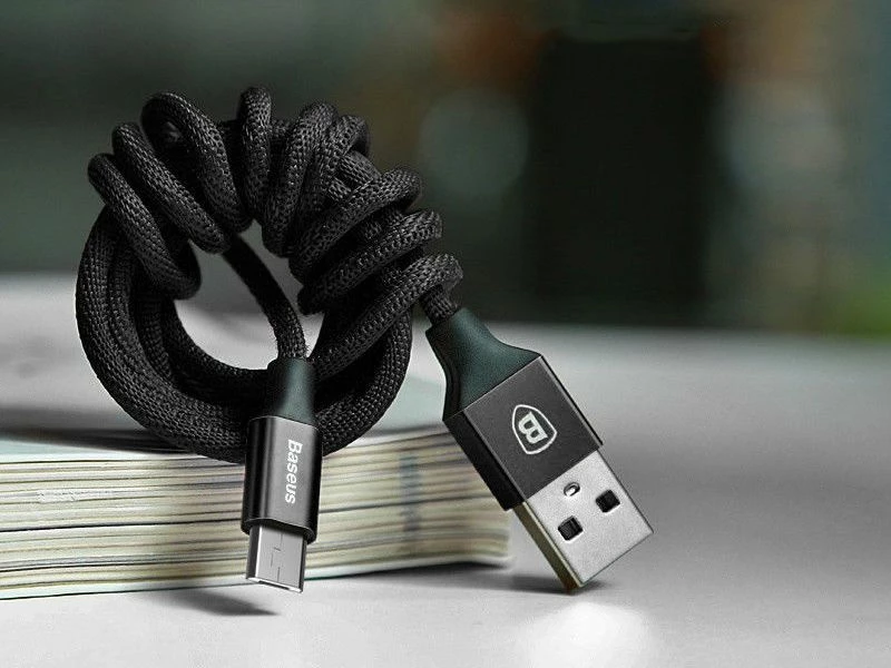 Kabllo USB-A në microUSB Baseus Yiven CAMYW-B01 1.5 m 2A USB 2.0 e zezë