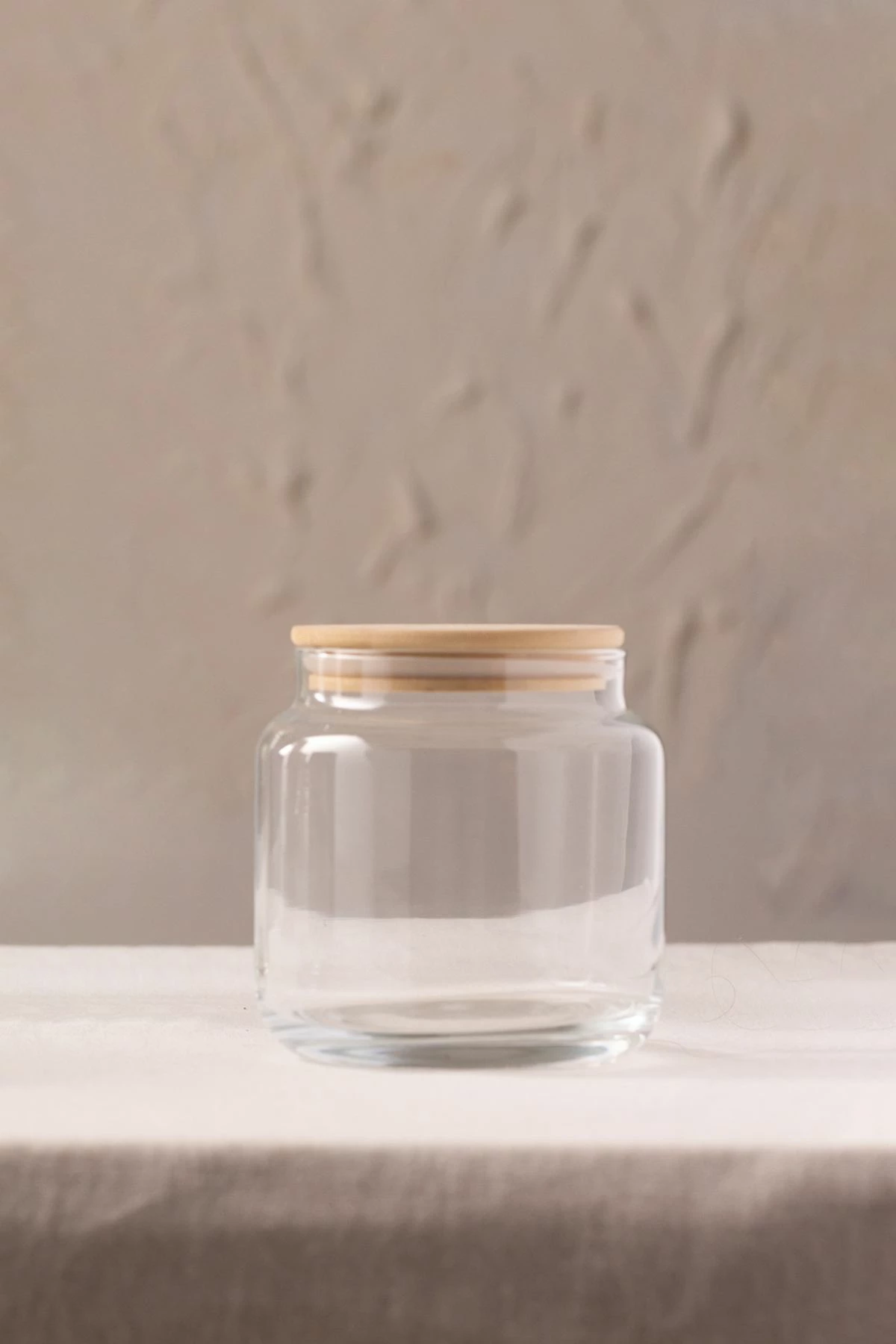 Set kavanozash prej qelqi, 3 copë, Hermia Concept, transparent