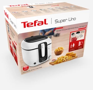 Fritore e thellë Tefal Super Uno FR3140 2.2 L / 1.3 kg, e bardhë
