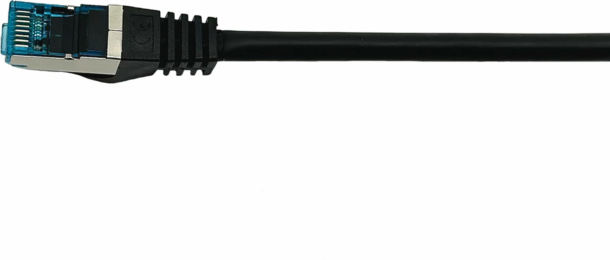 Kabëll rrjeti Cat6a Equip 3m, këndor-drejt, i zi