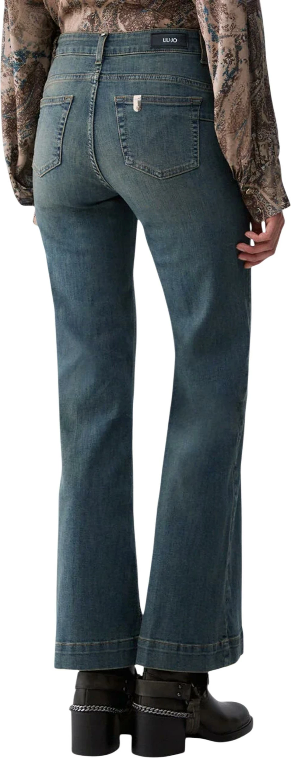 Pantallona xhins për femra Liu-Jo UF6093 D0328, denim [Madhësia: W25]