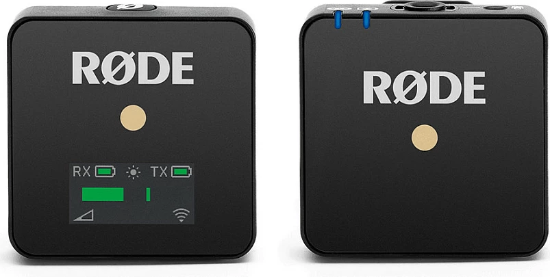 Mikrofon wireless RØDE Wireless GO, set transmetues/marrës, 2.4GHz, bateri 7h, i zi