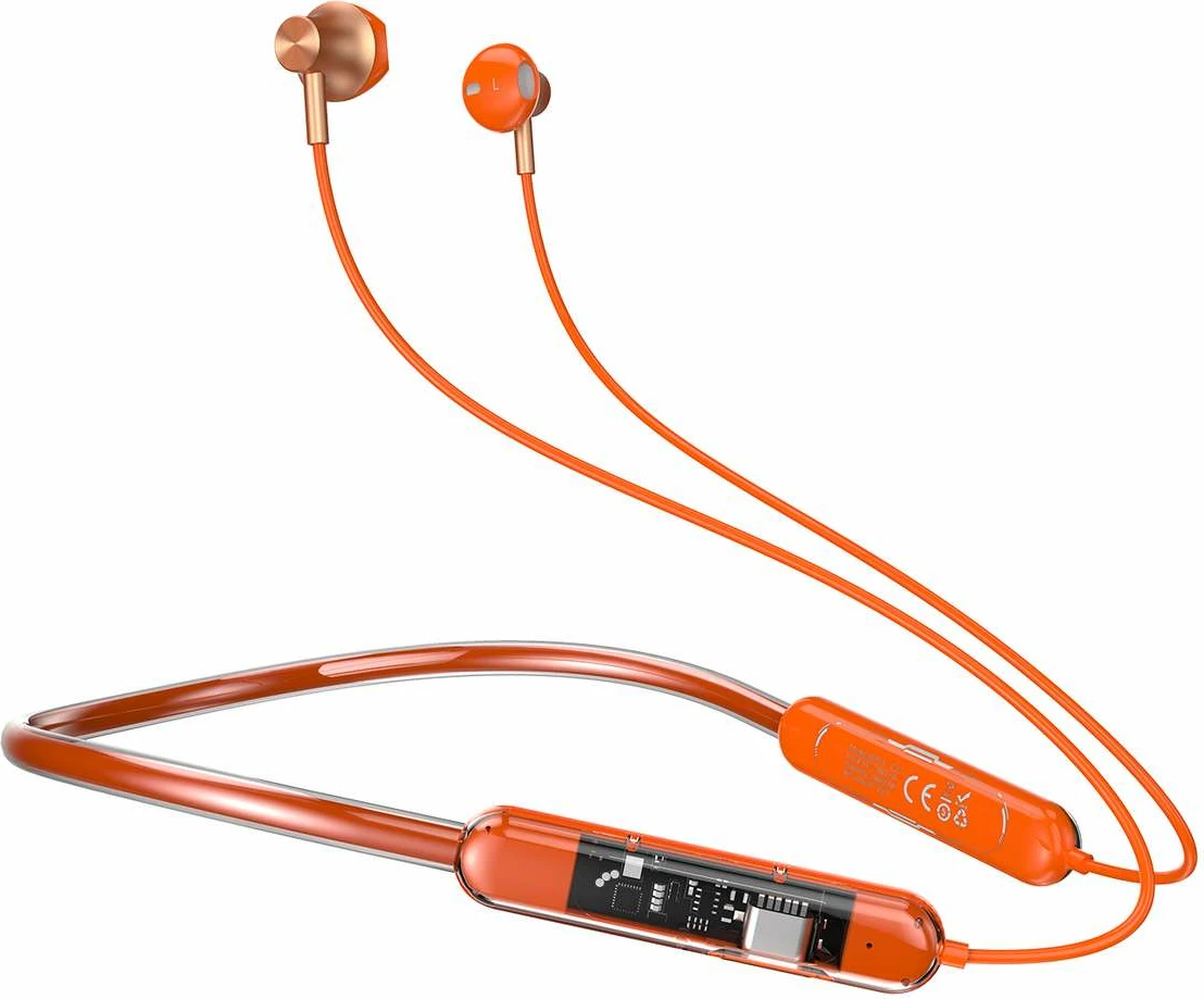 Kufje wireless Dudao U5Pro+, Bluetooth 5.3, ANC, portokalli