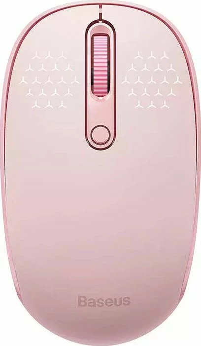 Maus Baseus F01B Tri-Mode, wireless, Bluetooth/2.4G, 1600 DPI, rozë