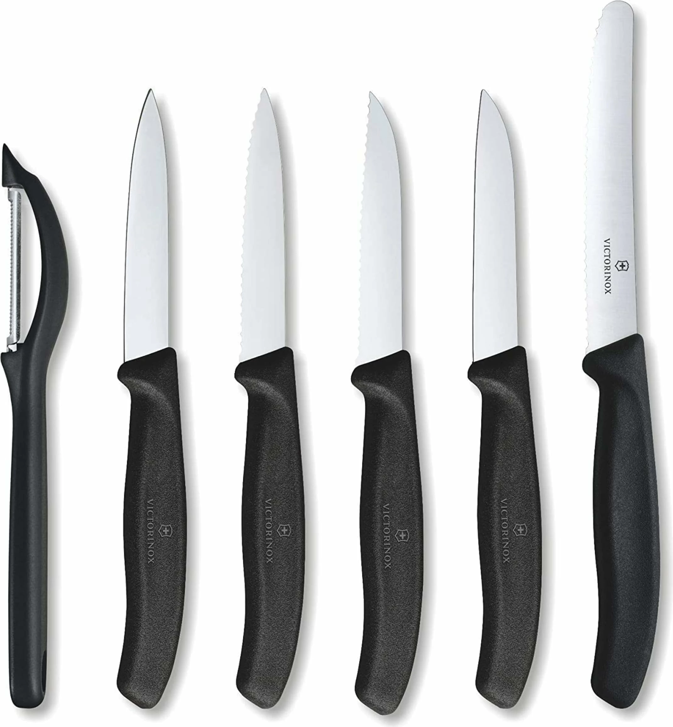 Thika kuzhine Victorinox Swiss Classic Set 6 pjesë, gift box, e zezë
