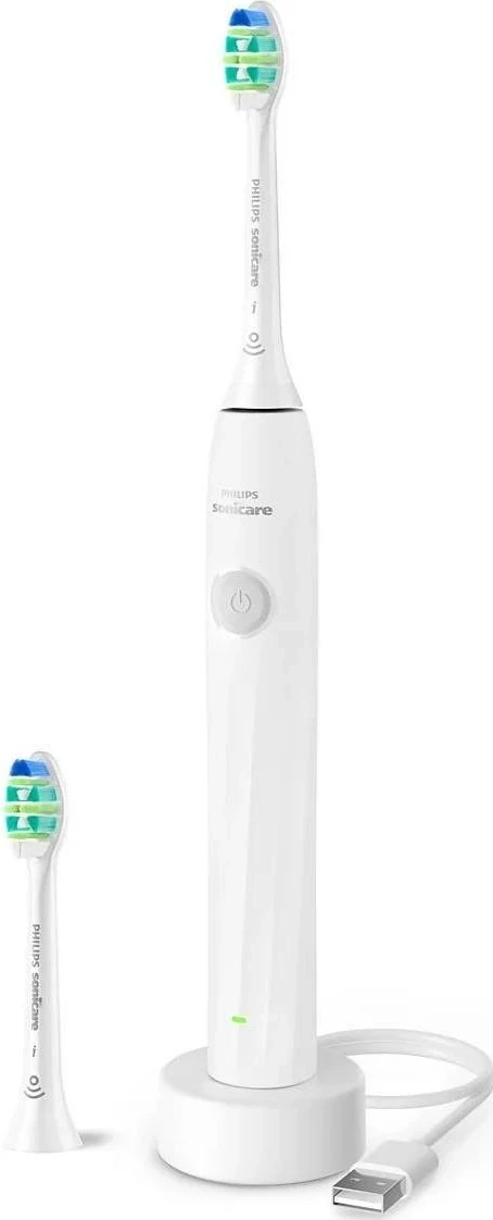 Furçë dhëmbësh sonic Philips Sonicare 2100 HX4022, 2 koka, bateri litium, e bardhë