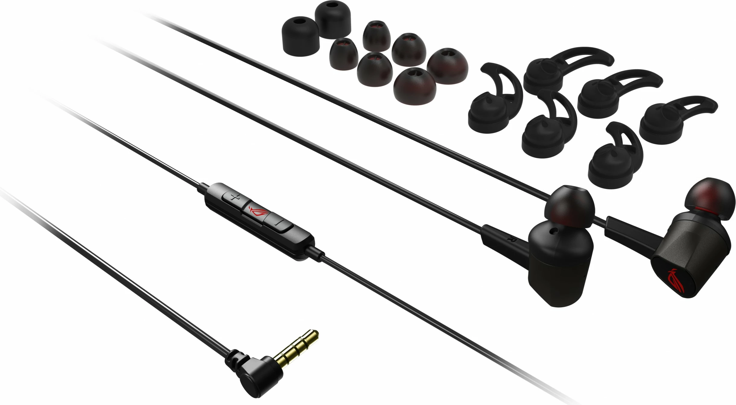 Kufje gaming ASUS ROG Cetra Core II, in-ear, me kabllo, 3.5 mm, të zeza