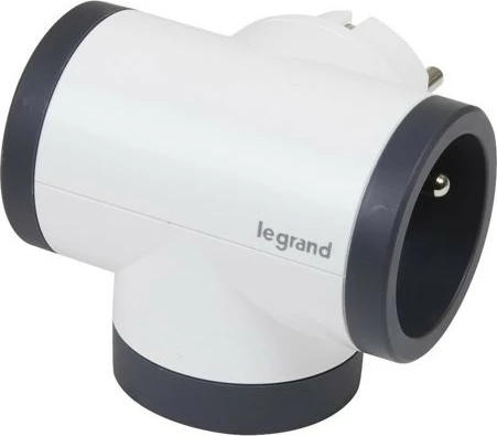 Prizë rrotulluese Legrand 049437, 2xP+Z, 1xUSB-A, 1xUSB-C, bardhë-zi