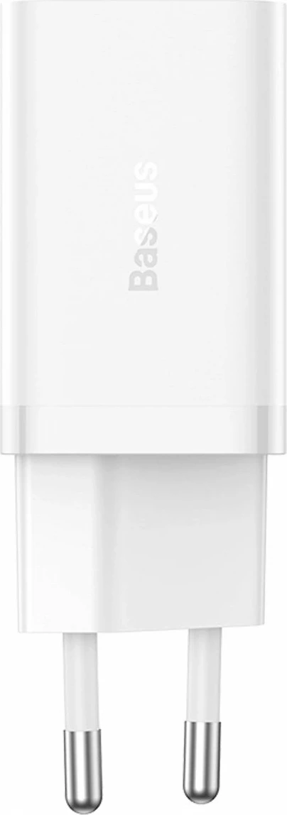 Adapter rryme Baseus GaN5 Pro 40W 2xUSB-C, i bardhë
