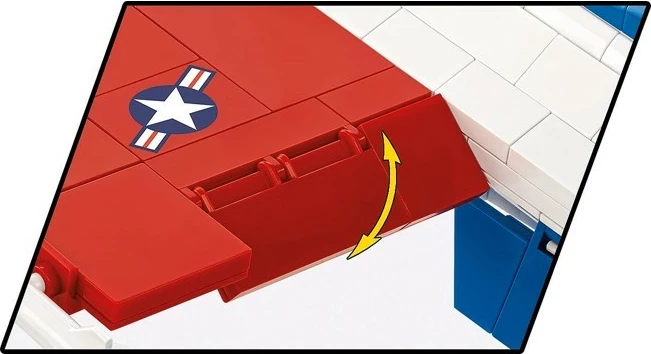 Set blloqe ndërtimi, Cobi, F-16 (YF-16) First Flight 1974 COBI-5892, 375 pjesë, shkallë 1:48, seri Armed Forces