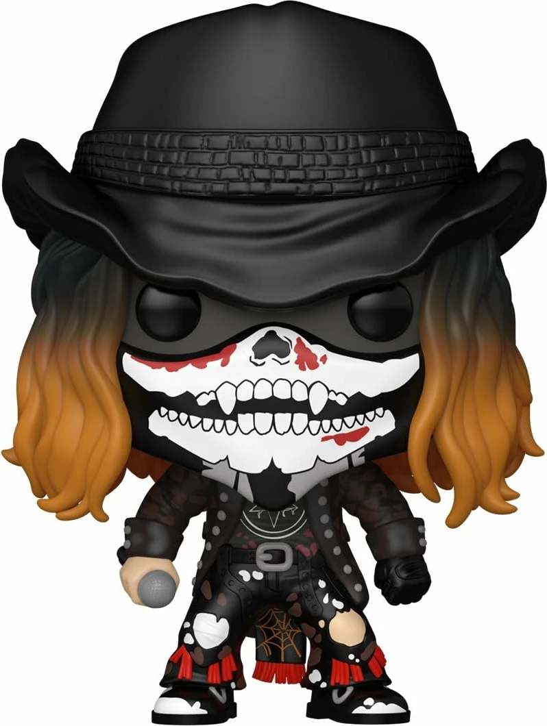 Figurinë koleksionuese vinyl Funko POP! Rocks Rob Zombie me bandana, e zezë