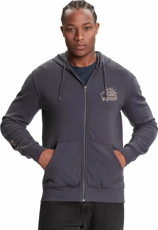 Duks me kapuq Quiksilver për meshkuj, navy blue