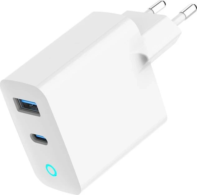 Karikues i shpejtë Gembird TA-UC-PDQC30L-W-01, 30W, 2 porta USB, Bardhë
