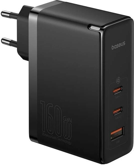 Karikues Baseus GaN5 Pro 2x USB-C + USB 160W, zi