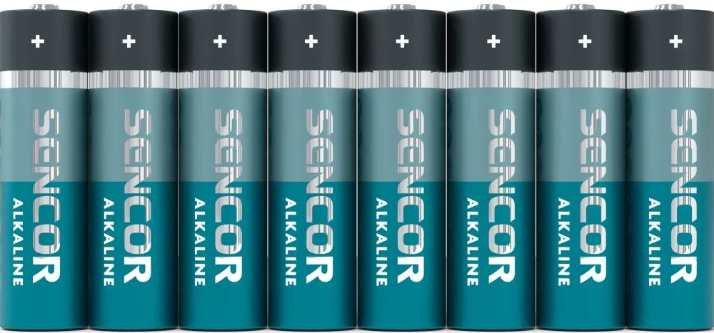 Bateri Sencor SBA LR6 8S AA Alk, 8 copë