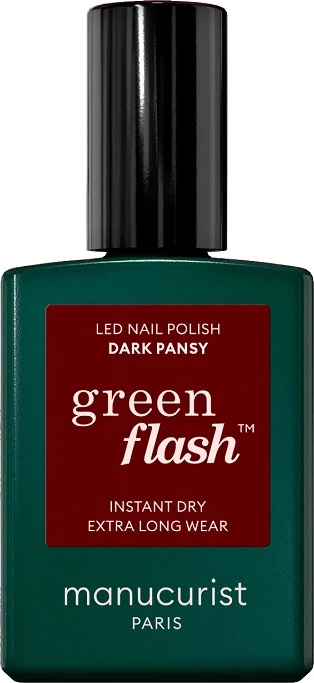 Llak për thonj për femra Manucurist Green Flash Dark Pansy 15ml