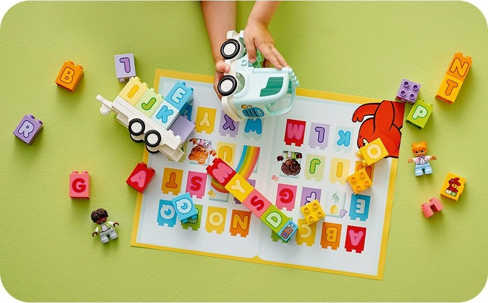 Set ndërtimi LEGO DUPLO Alphabet Truck, 36 pjesë, shumëngjyrësh