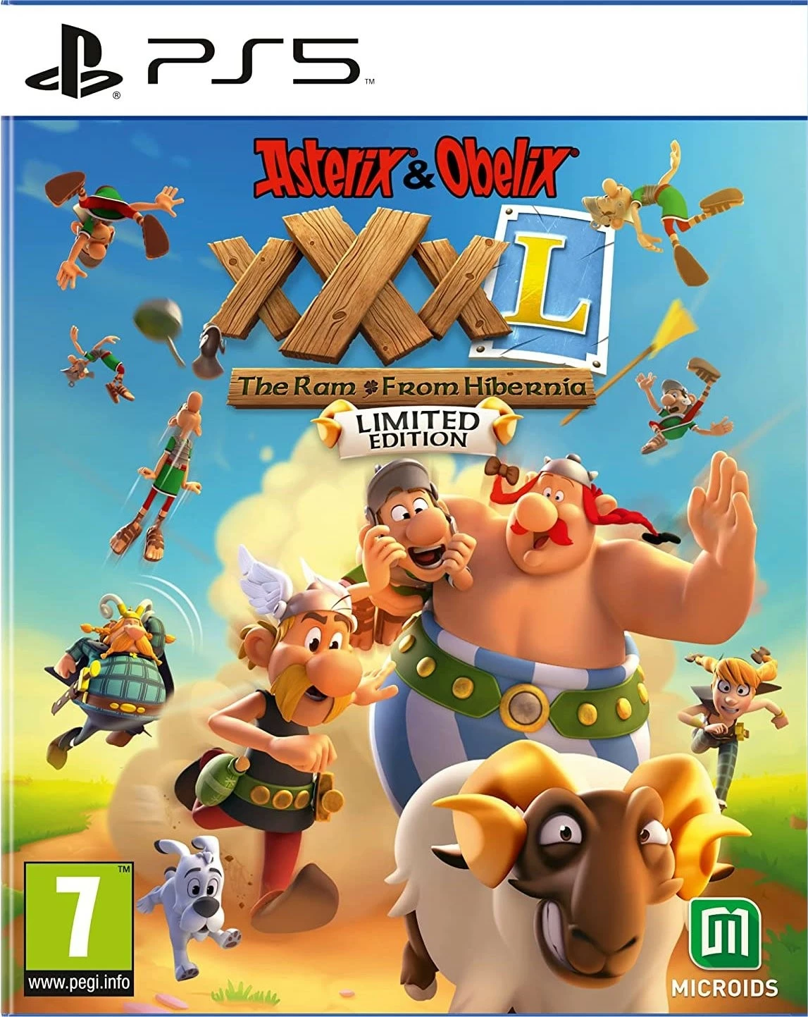 Lojë PS5 Microids Asterix & Obelix XXXL: The Ram From Hibernia, Limited Edition (3 litografi, 2 fletë ngjitëse)