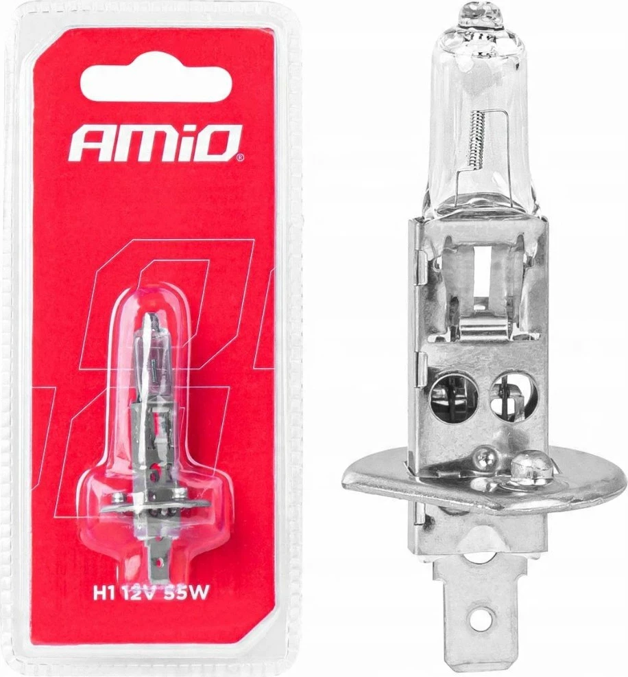 Llambë halogjene AMiO H1 12V 55W P14.5s, 1500 lm, 1 copë