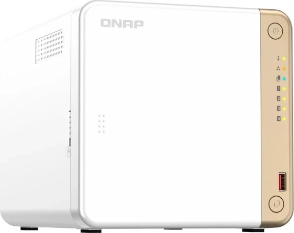 NAS Qnap TS-462-4G, 4GB RAM, Intel Celeron N4505, e zezë