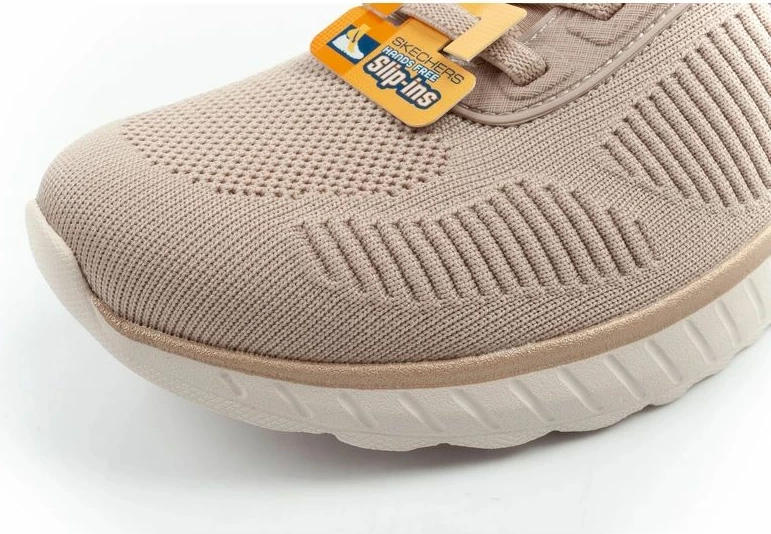 Atlete femra Skechers Bobs Squad Chaos SLIP-INS, bezhë