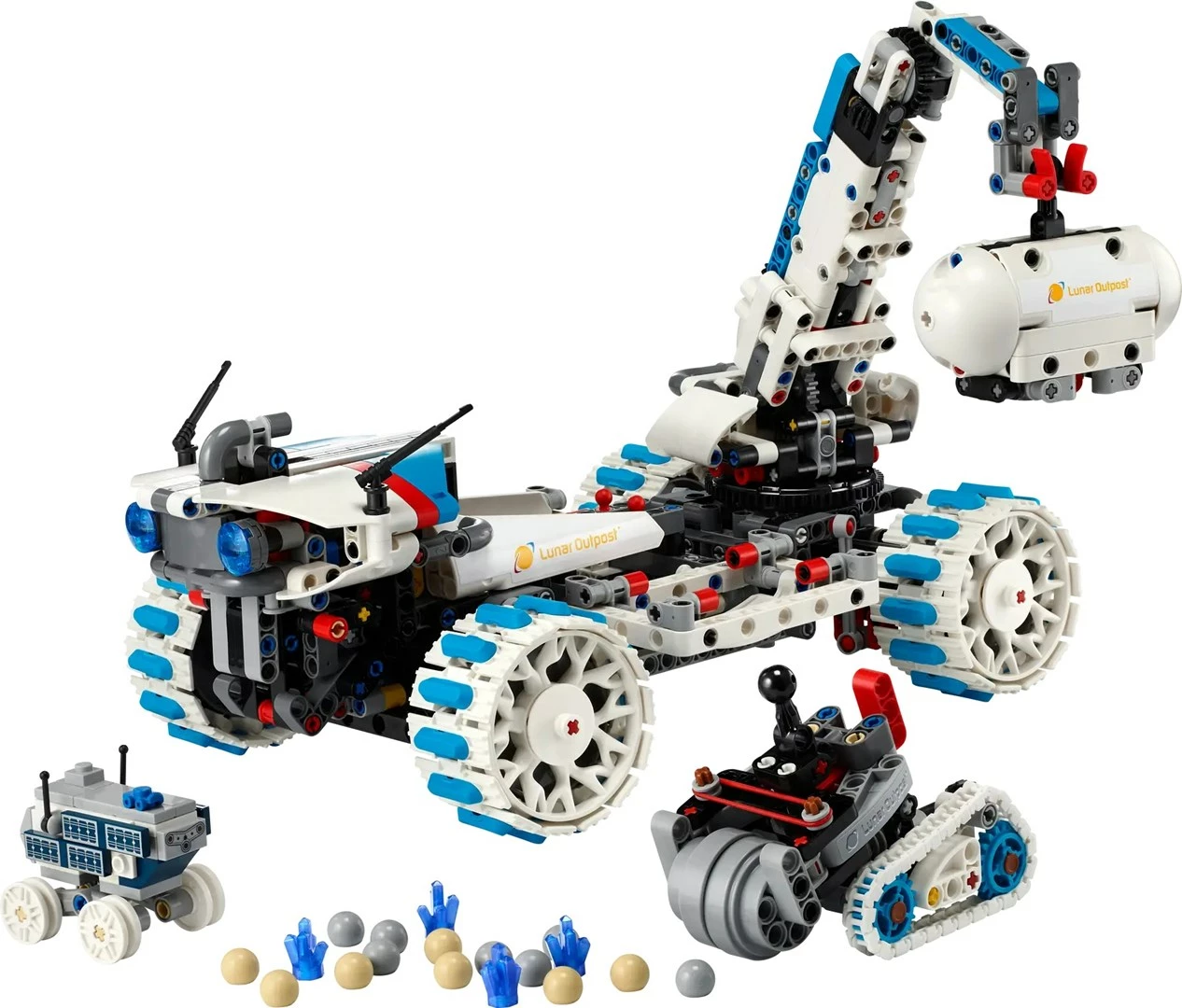 Set LEGO Technic Lunar Outpost Moon Rover 42211, 1082 pjesë, për fëmijë 10+