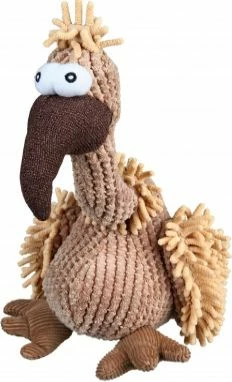 Lodër për qen Trixie Gustaw, plush 24 cm, me zë, bezhë/kafe