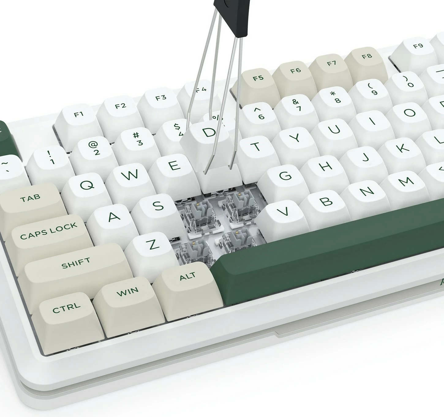 Tastierë mekanike Redragon Wildslash Pro K734WCG-RGB-PRO, TKL, RGB, wireless, e bardhë