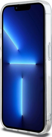 Mbështjellës DKNY IML Mono & Stripe MagSafe për iPhone 13 Pro / 13, i zi