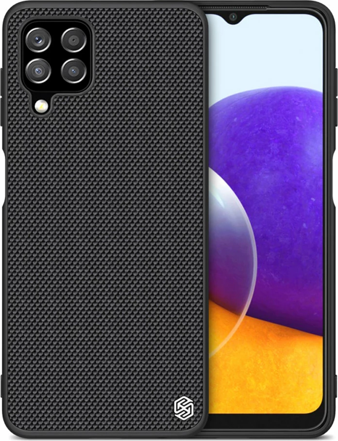 Mbështjellës Nillkin Textured Case për Samsung Galaxy A22 4G, i zi