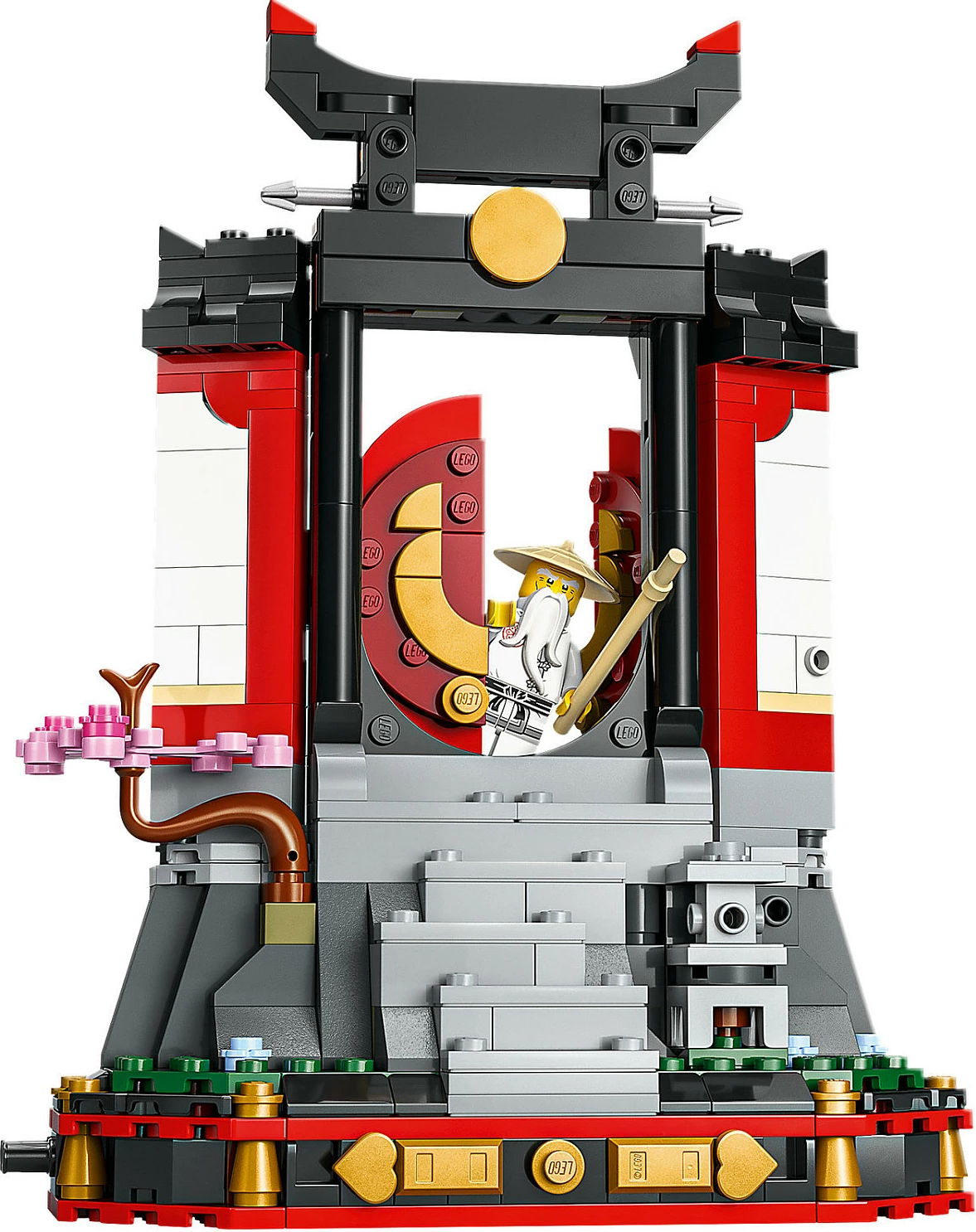 Set ndërtimi LEGO NINJAGO 71866 Ninja Character Display 15th Anniversary, 447 pjesë, 8 minifigura, 14+, multicolor