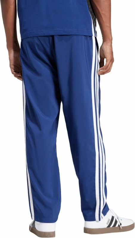 Pantallona sportive për meshkuj adidas Essentials 3-Stripes Stanford Open Hem JE6400, të kaltërta