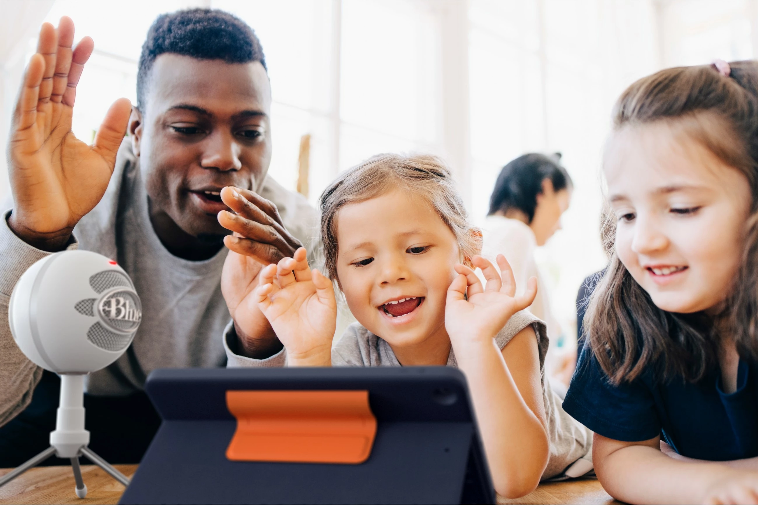 Mbështjellës me tastierë Logitech Rugged Combo 3 për iPad Gen 7/8, classic blue