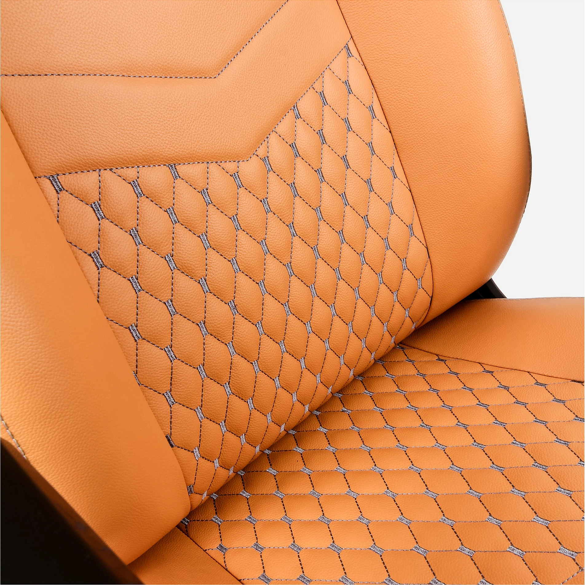 Karrige gaming Noblechairs ICON, lëkurë e vërtetë, cognac/zi
