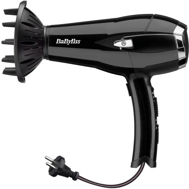 Tharëse flokësh BaByliss Cordkeeper 2000W D374DE, e zezë