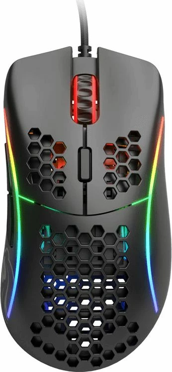 Maus Glorious Model D GD-BLACK, 12000 DPI, USB me kabllo, RGB, e zezë