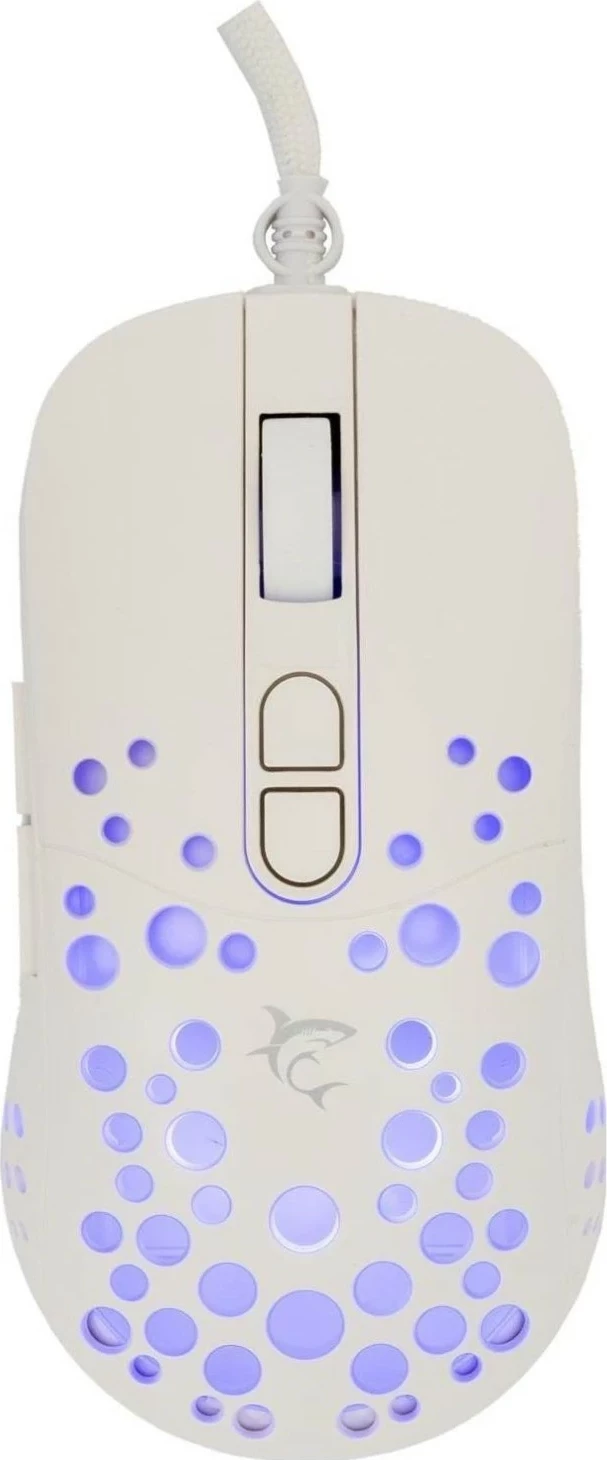 Maus gaming White Shark Tristan, USB, 12800 DPI, RGB, i bardhë