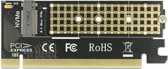 Kartë zgjerimi PCIe DeLOCK 90300, adapter M.2 NVMe PCIe 3.0, e zezë
