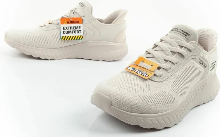 Atlete meshkuj Skechers Bobs Squad Chaos SLIP-INS, ecru