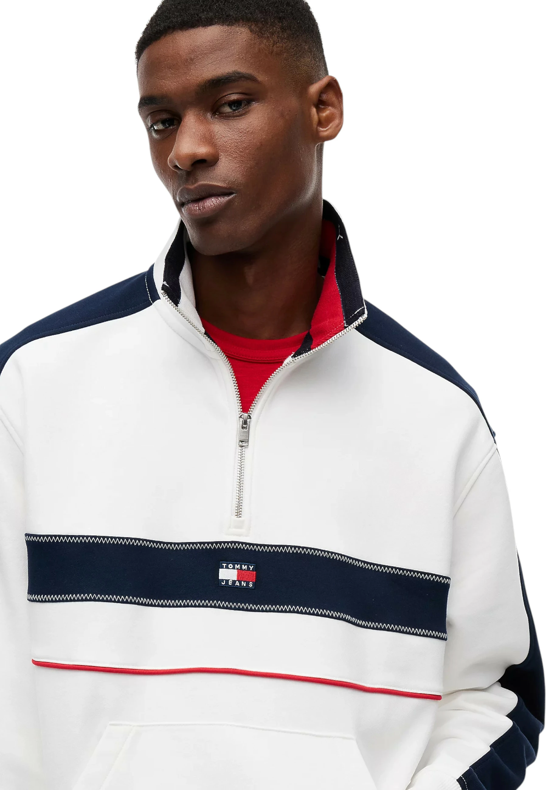 Duks për meshkuj Tommy Hilfiger Jeans DM0DM23244, krem [Madhësia: XS]
