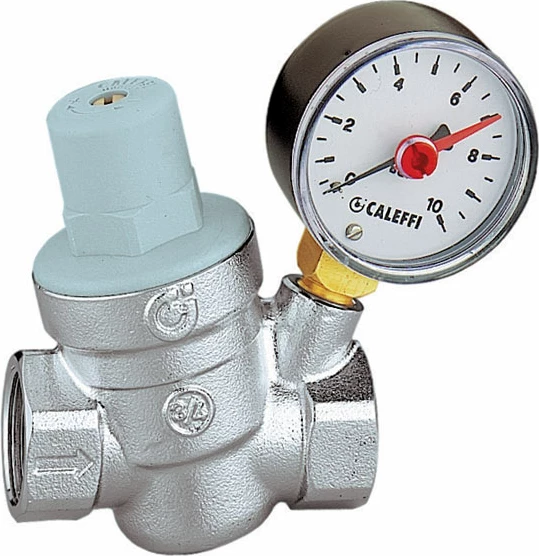 Reduktor presioni uji Caleffi 533251 3/4\" 16 bar me manometër, krom